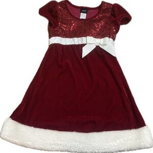 Cherokee Red Velvet Holiday Dress